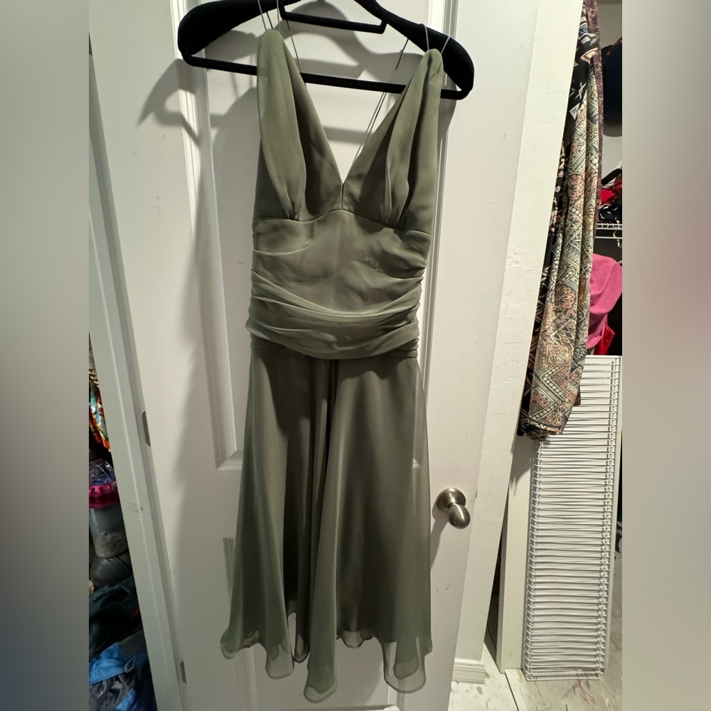 After Six, size 10, spaghetti strap, v neck, cocktail dress